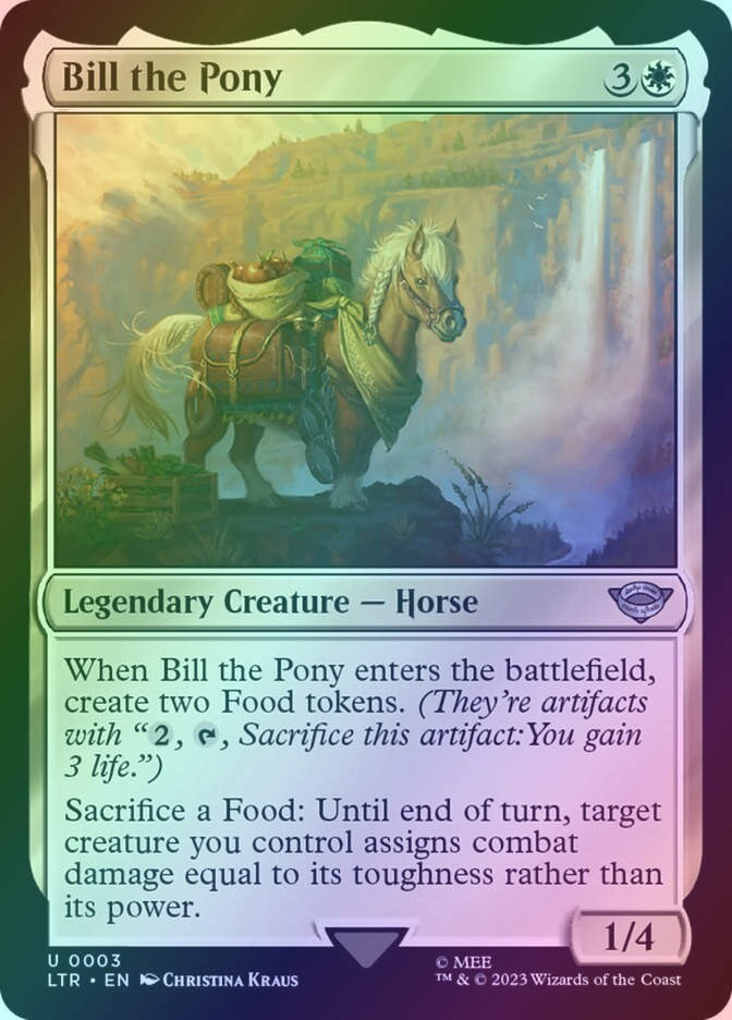 Bill the Pony (LTR) (3) / Foil