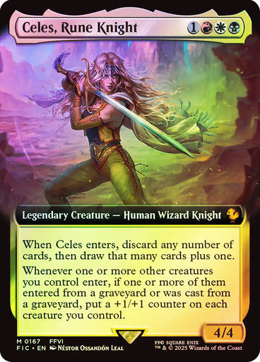 Celes, Rune Knight (FIC) (167) / Extended Art / Foil