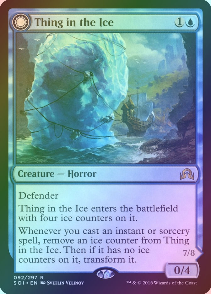 Thing in the Ice // Awoken Horror (SOI) (92) / Foil — cara 1 de 2
