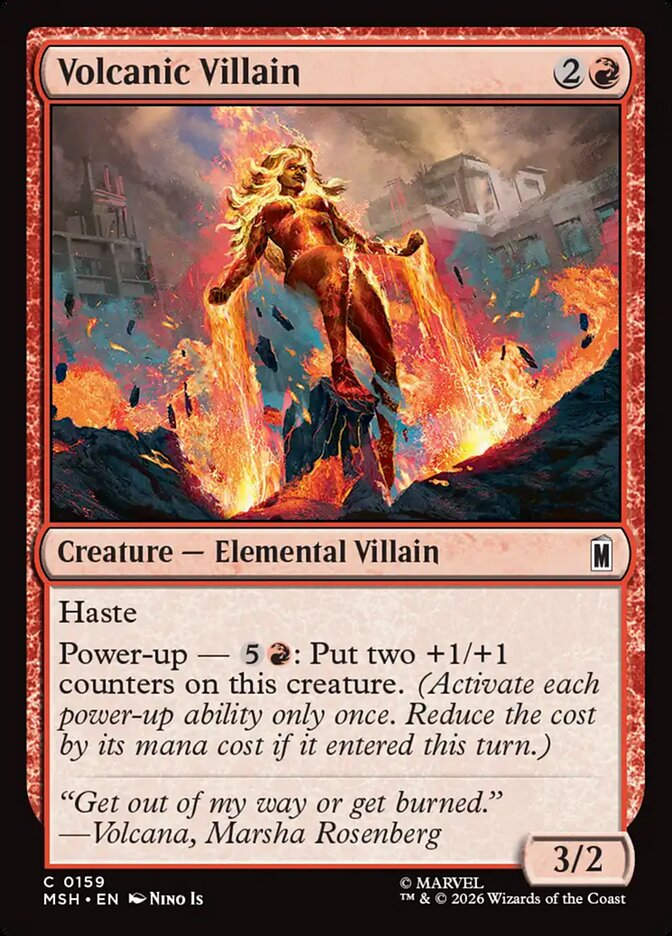 Volcanic Villain (MSH) (159)