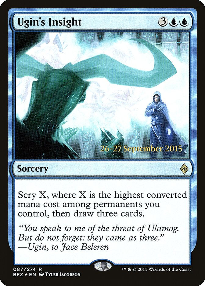 Ugin's Insight (PBFZ) (87s) / Foil