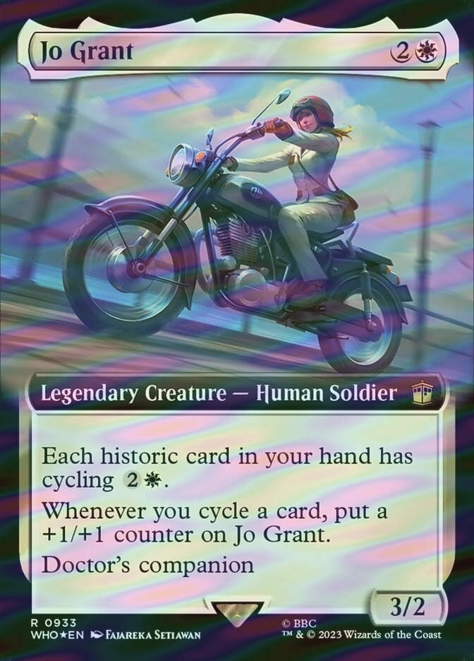 Jo Grant (WHO) (933) / Extended Art / Surge Foil