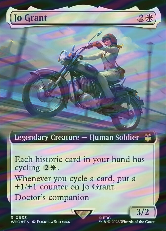 Jo Grant (WHO) (933) / Extended Art / Surge Foil