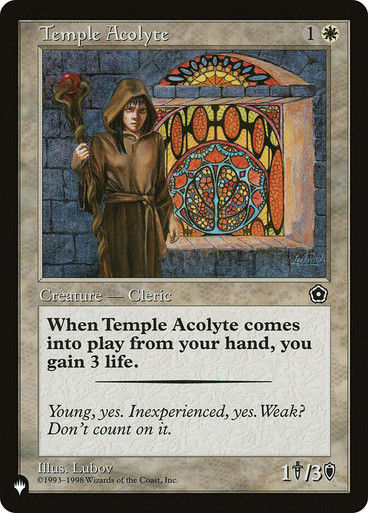 Temple Acolyte (PLST) (P02-23)