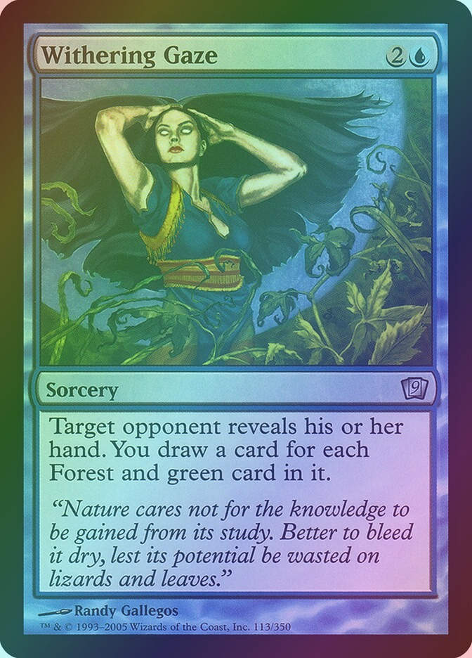 Withering Gaze (9ED) (113★) / Foil