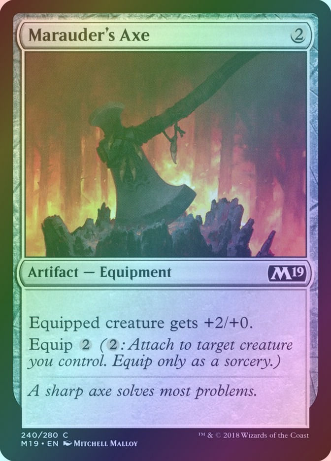 Marauder's Axe (M19) (240) / Foil