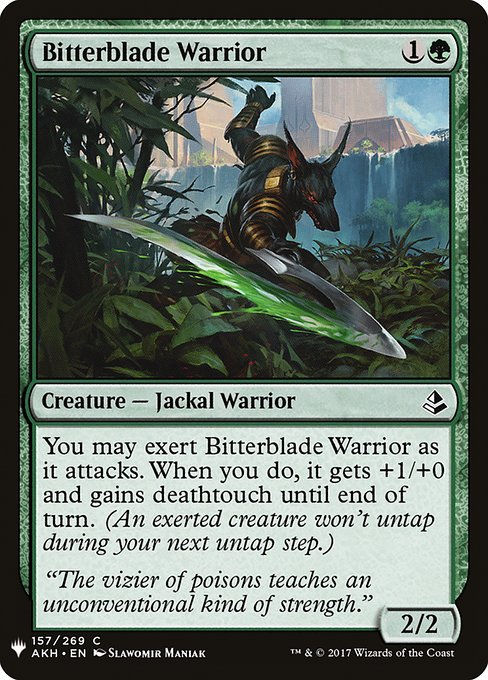 Bitterblade Warrior (PLST) (AKH-157)