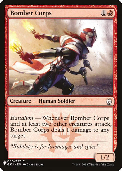 Bomber Corps (PLST) (GK1-80)