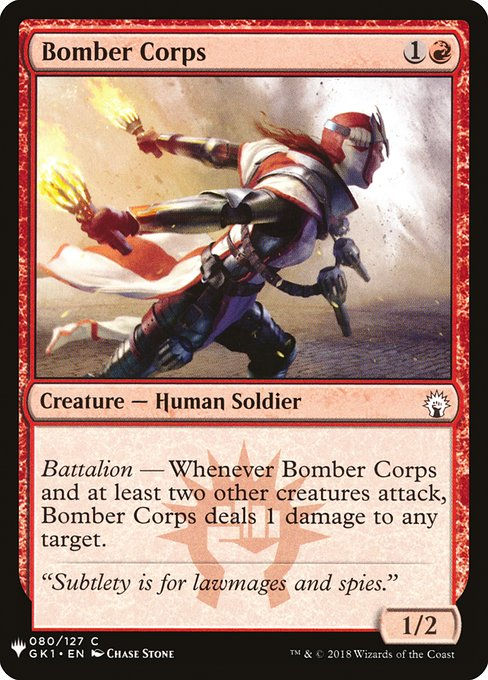 Bomber Corps (PLST) (GK1-80)