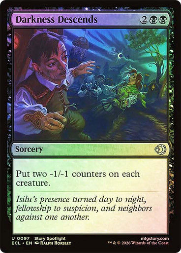 Darkness Descends (ECL) (97) / Foil