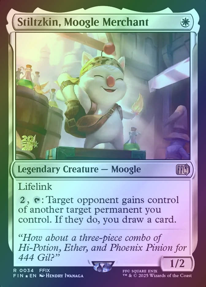 Stiltzkin, Moogle Merchant (PFIN) (34s) / Foil