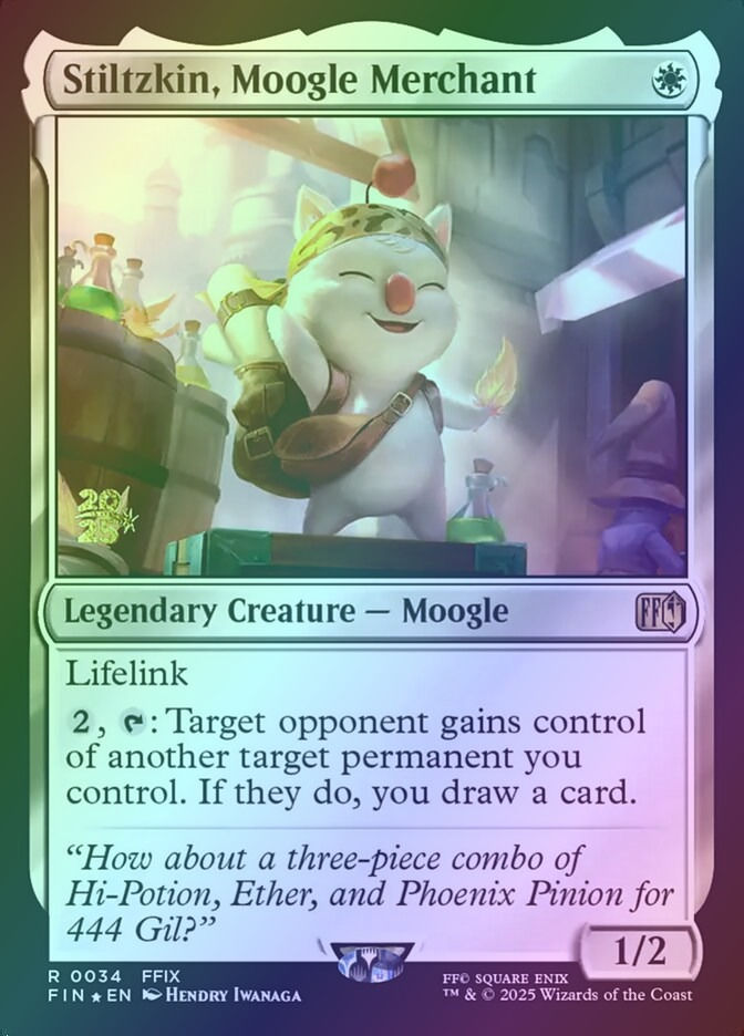 Stiltzkin, Moogle Merchant (PFIN) (34s) / Foil