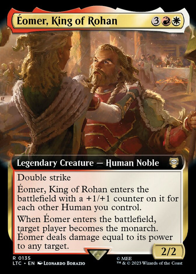 Éomer, King of Rohan (LTC) (135) / Extended Art