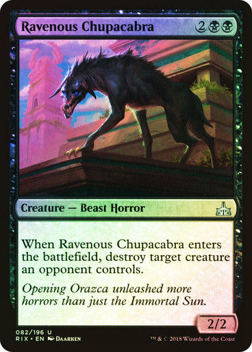 Ravenous Chupacabra (RIX) (82) / Foil