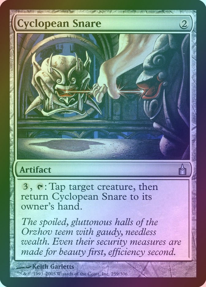 Cyclopean Snare (RAV) (259) / Foil