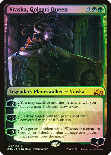 Vraska, Golgari Queen (GRN) (213) / Foil