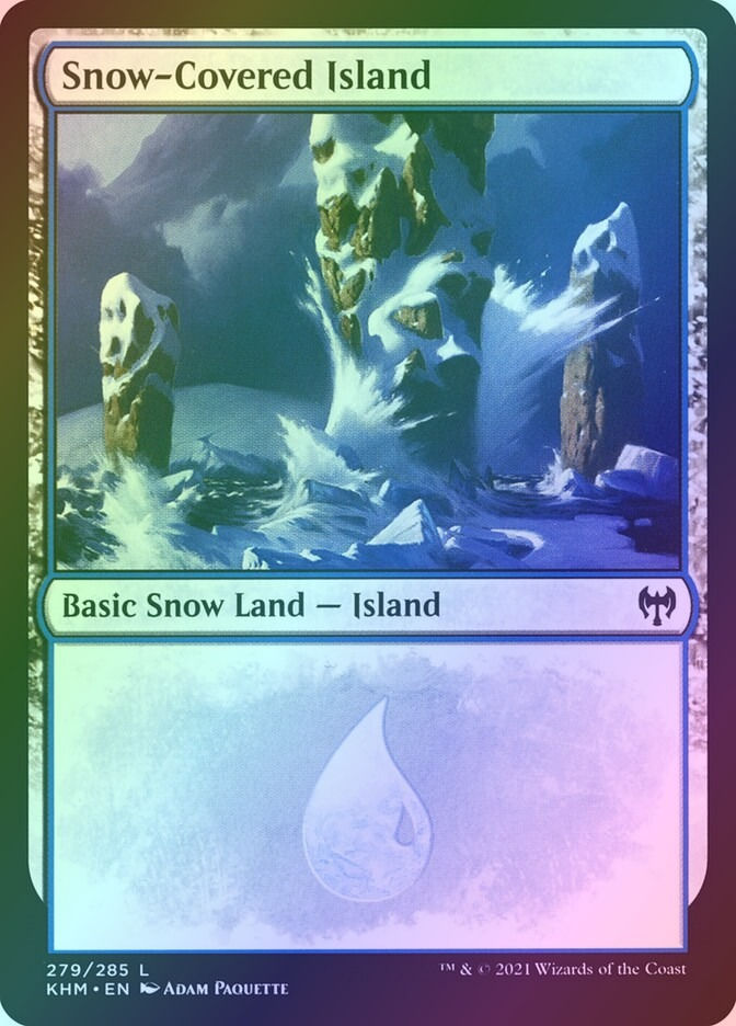 Snow-Covered Island (KHM) (279) / Foil