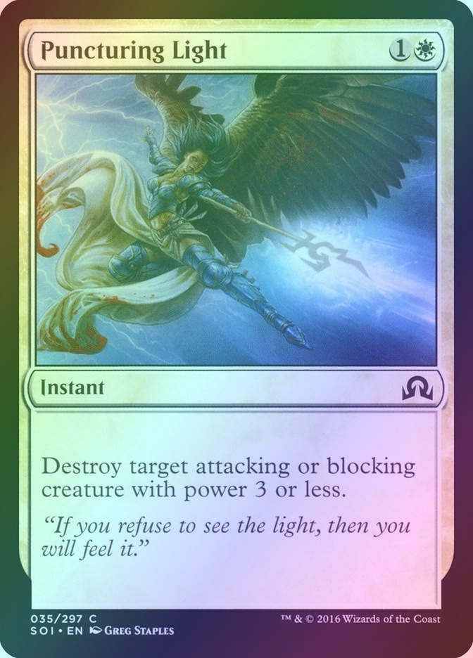 Puncturing Light (SOI) (35) / Foil