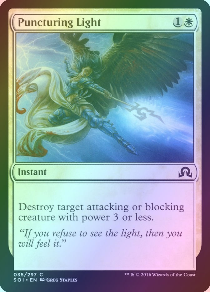 Puncturing Light (SOI) (35) / Foil