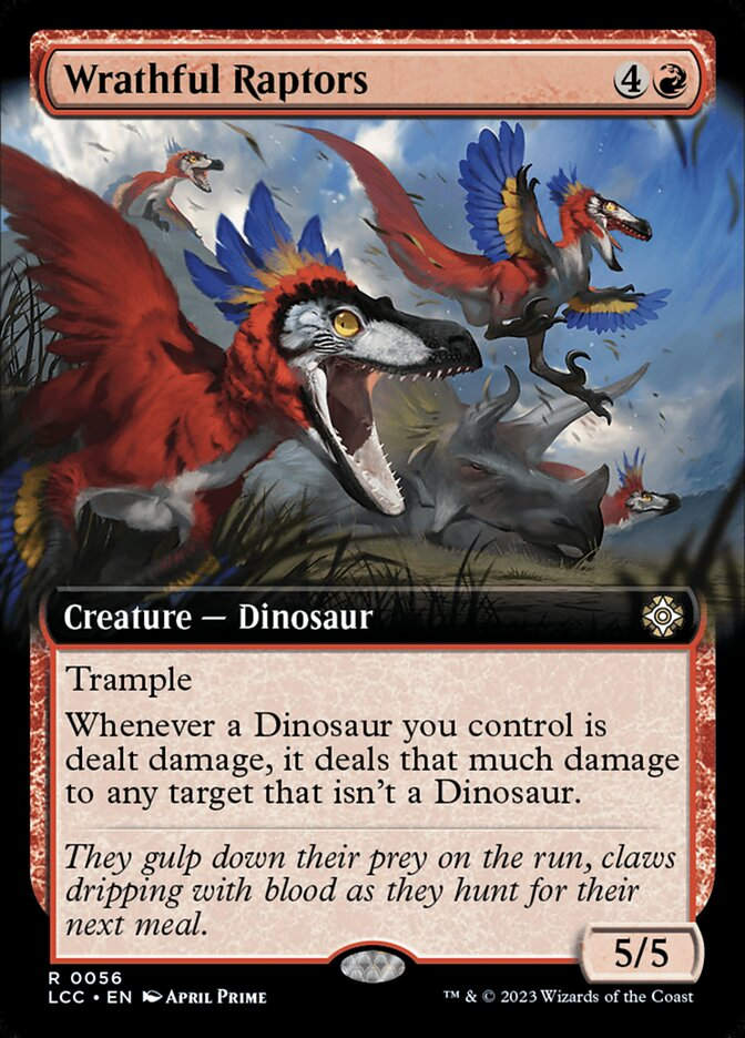 Wrathful Raptors (LCC) (56) / Extended Art