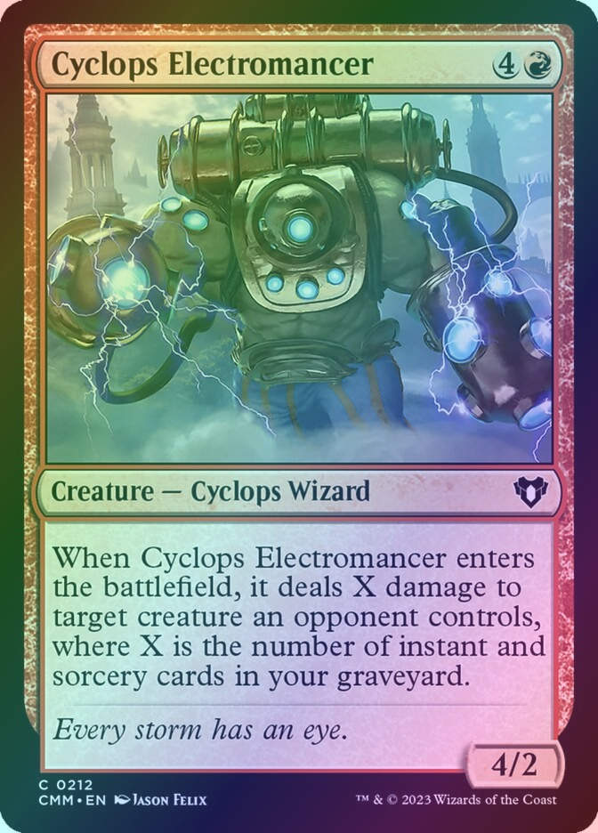 Cyclops Electromancer (CMM) (212) / Foil