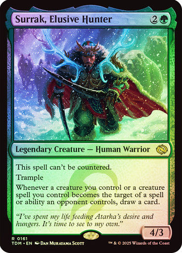 Surrak, Elusive Hunter (TDM) (161) / Foil