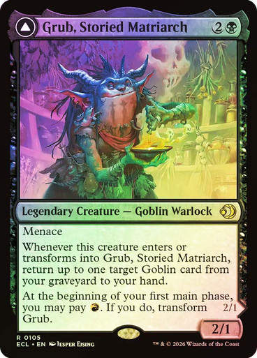 Grub, Storied Matriarch // Grub, Notorious Auntie (ECL) (105) / Foil
