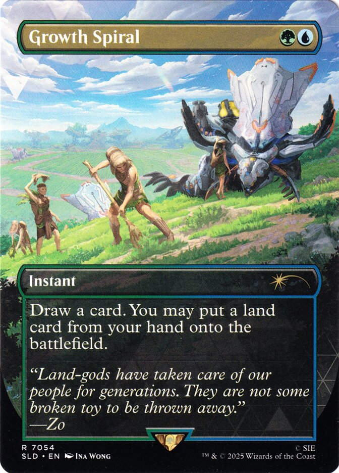 Growth Spiral (SLD) (7054) / Borderless