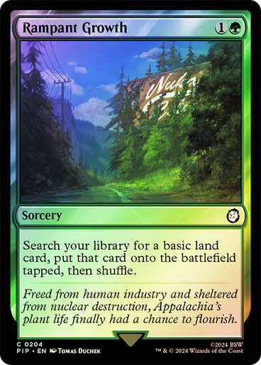 Rampant Growth (pip) (204) / Foil
