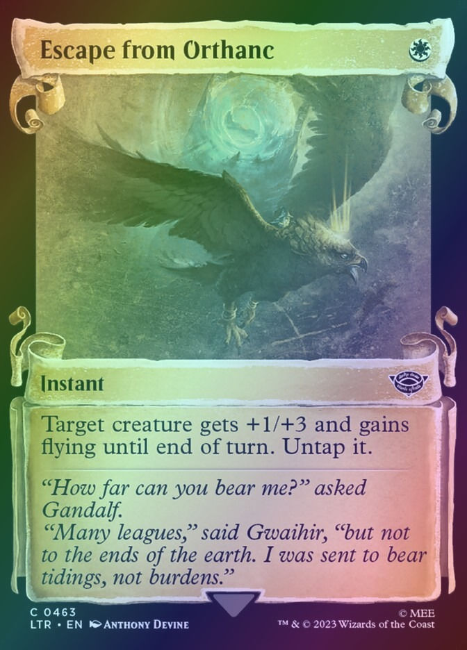 Escape from Orthanc (LTR) (463) / Showcase / Foil