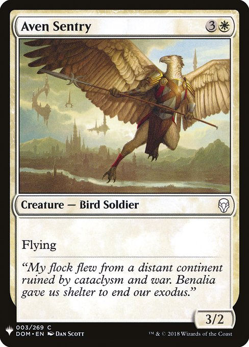 Aven Sentry (PLST) (DOM-3)