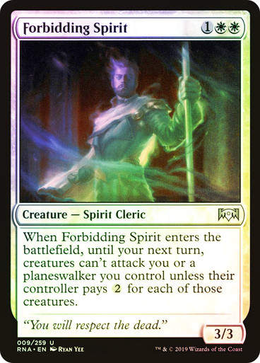 Forbidding Spirit (RNA) (9) / Foil