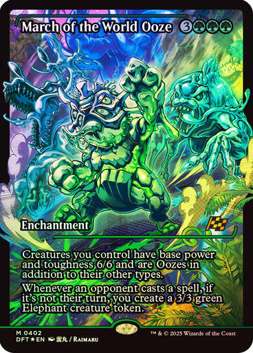 March of the World Ooze (DFT) (402) / Foil / Showcase