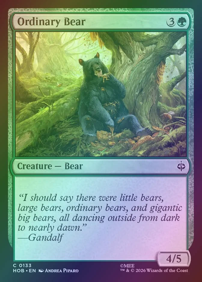 Ordinary Bear (HOB) (133) / Foil