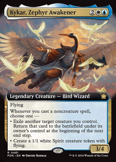 Kykar, Zephyr Awakener (FDN) (481) / Extended Art