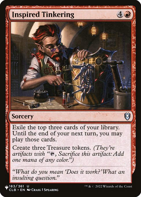 Inspired Tinkering (PLST) (CLB-183)