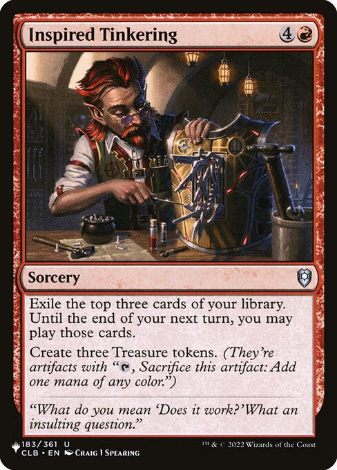 Inspired Tinkering (PLST) (CLB-183)