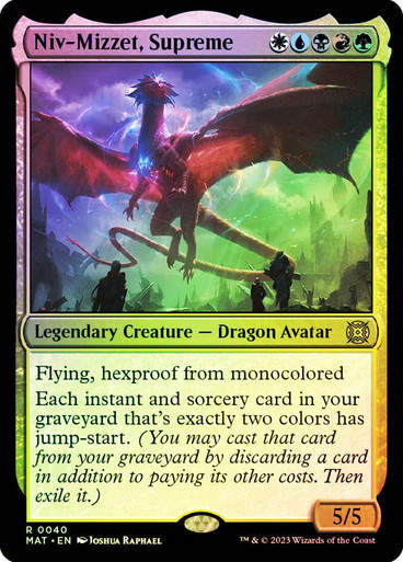 Niv-Mizzet, Supreme (MAT) / Foil