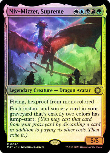 Niv-Mizzet, Supreme (MAT) / Foil