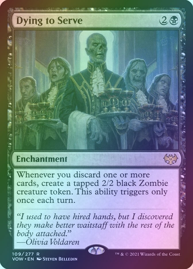 Dying to Serve (VOW) (109) / Foil