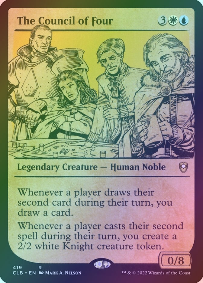 The Council of Four (CLB) (419) / Showcase / Foil