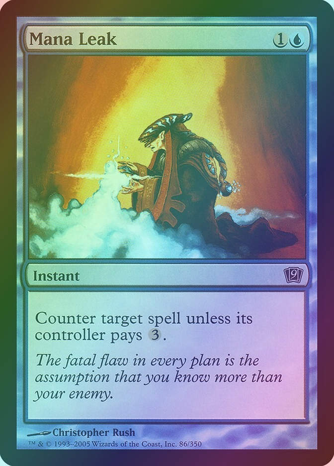 Mana Leak (9ED) (86★) / Foil