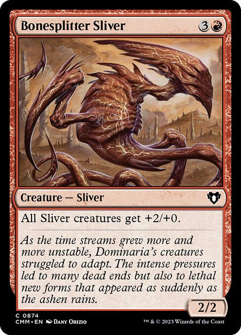 Bonesplitter Sliver (cmm) (Commander Deck)