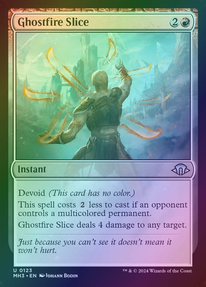 Ghostfire Slice (MH3) (123) / Foil