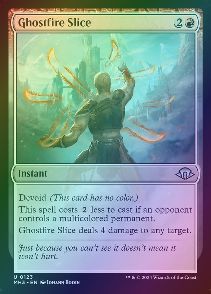 Ghostfire Slice (MH3) (123) / Foil