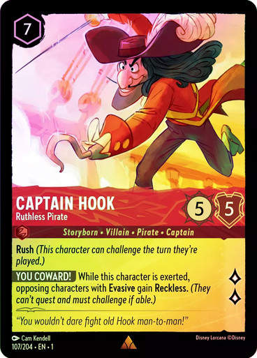 Captain Hook - Ruthless Pirate (LOR_TFC) / Foil