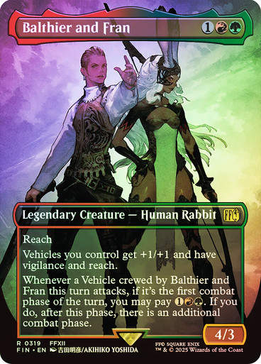 Balthier and Fran (FIN) (319) / Borderless / Foil