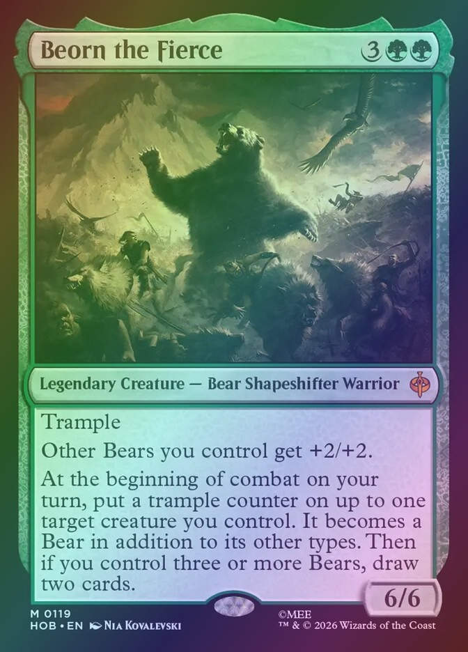 Beorn the Fierce (HOB) (119) / Foil