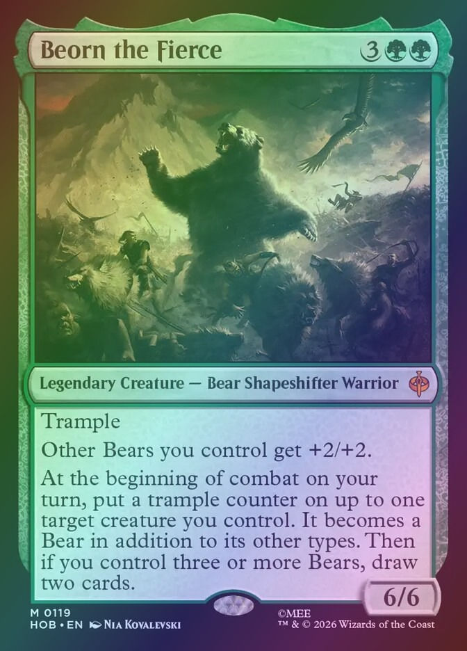 Beorn the Fierce (HOB) (119) / Foil