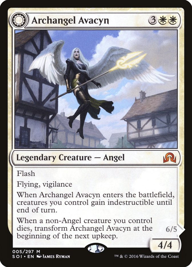 Archangel Avacyn // Avacyn, the Purifier (SOI) (5) — cara 1 de 2